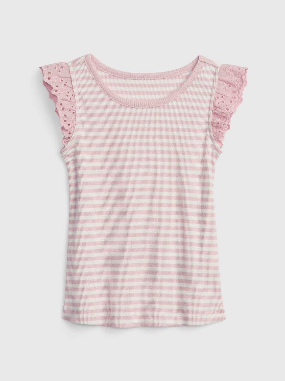 GAP Kids Striped T-shirt with Frill - Girls