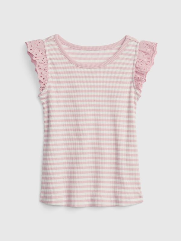 GAP Kids Striped T-shirt with Frill - Girls