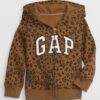GAP Kids Sweatshirt with Leopard Logo - Girls
