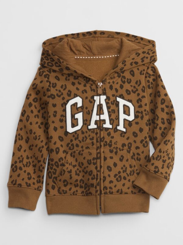 GAP Kids Sweatshirt with Leopard Logo - Girls