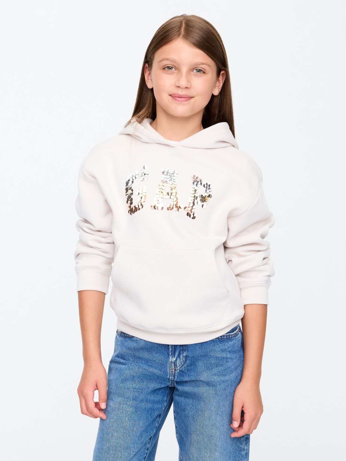 GAP Kids Sweatshirt with Logo - Girls