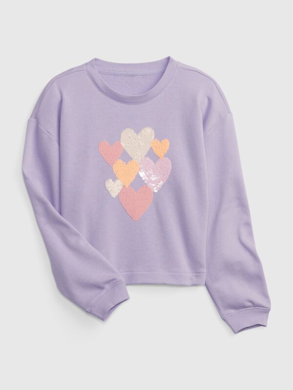 GAP Kids Sweatshirt with Sequins - Girls