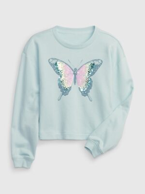 GAP Kids Sweatshirt with Sequins - Girls