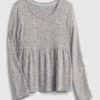 GAP Kids' T-Shirt To Snit Peplum - Girls