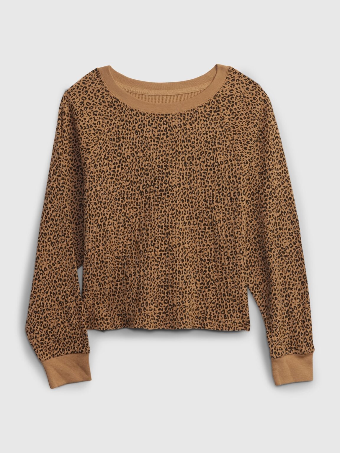 GAP Kids T-shirt with leopard pattern - Girls
