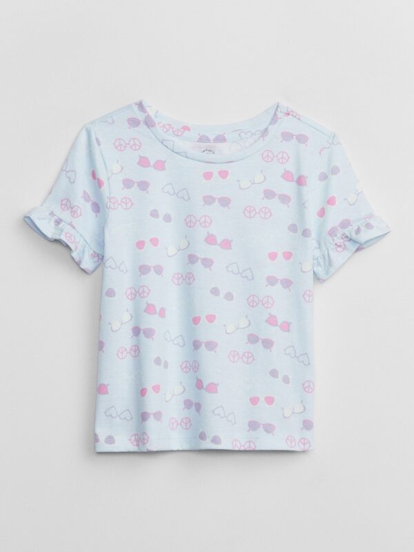 GAP Kids T-shirt with ruffles - Girls
