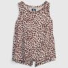 GAP Kids Tank Top Top organic leopard - Girls