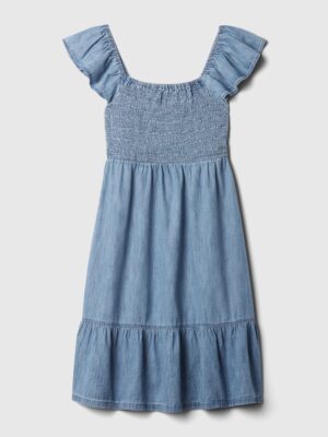 GAP Kids' denim midi dress - Girls