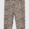 GAP Kids organic capri leggings leopard - Girls