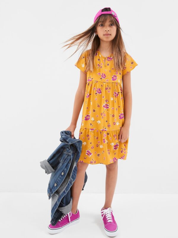 GAP Kids ruffle dress floral - Girls