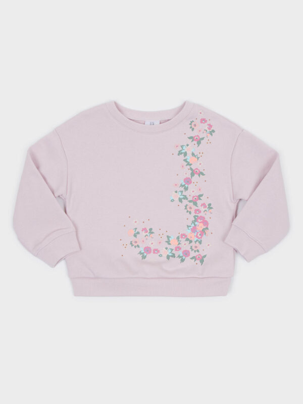 GAP Kids sweatshirt with flowers - Girls