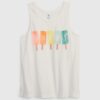 GAP Kids tank top organic sunny - Girls