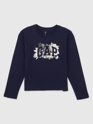 GAP Kids ́s T-shirt with metallic logo - Girls