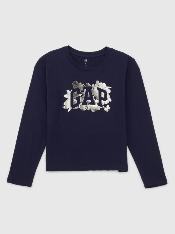 GAP Kids ́s T-shirt with metallic logo - Girls