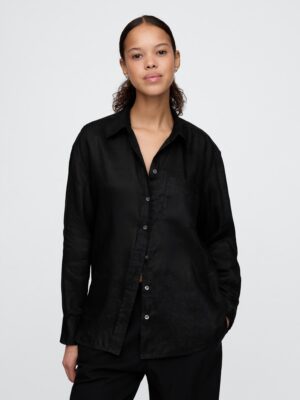 GAP Linen Oversize Shirt Big Shirt - Women's