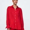 GAP Linen Oversize Shirt Big Shirt - Women's