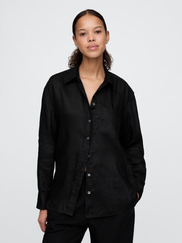 GAP Linen Oversize Shirt Big Shirt - Women's