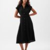 GAP Linen Shirt Midi Dress - Women's
