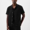 GAP Linen Shirt with Short Sleeves - Men's