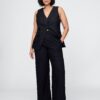 GAP Linen Straight Trousers - Women's