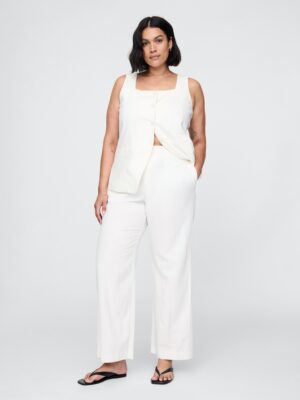 GAP Linen Straight Trousers - Women's
