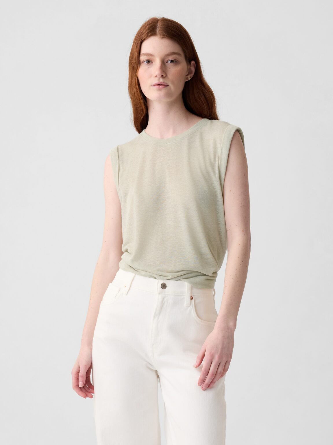 GAP Linen Tank Top - Women