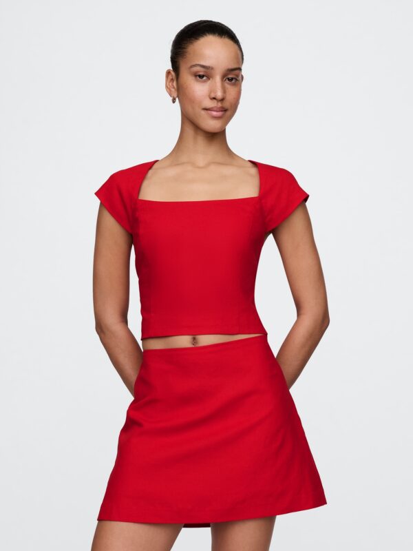 GAP Linen crop top - Women's