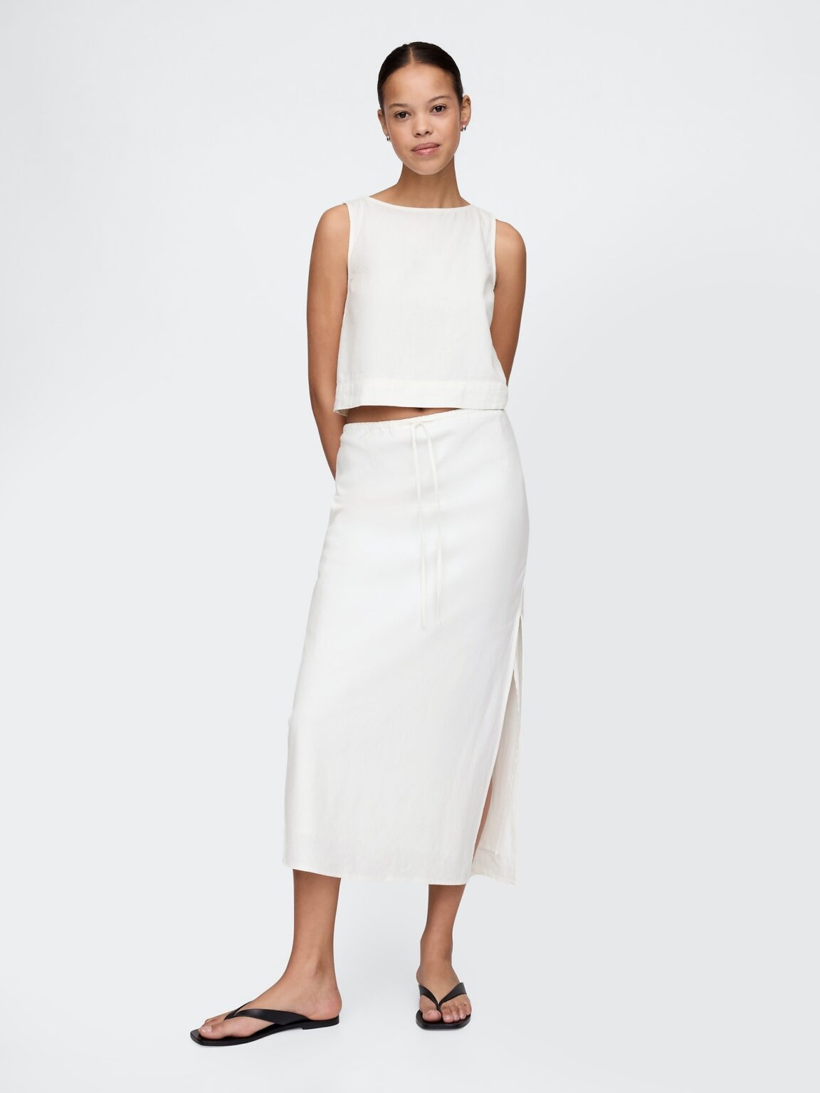 GAP Linen midi skirt - Women's
