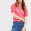 GAP Majica with Lace Sleeves - Women