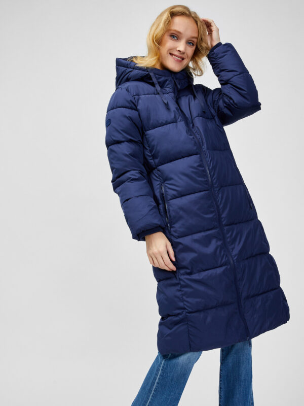 GAP Maxi Quilted Coat Hooded - Women