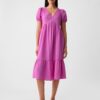 GAP Muslin Midi Dress - Women's