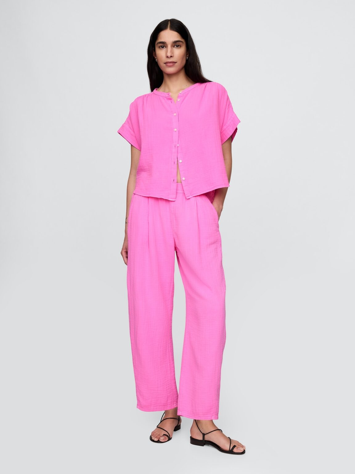 GAP Muslin trousers Easy Barrel - Women's