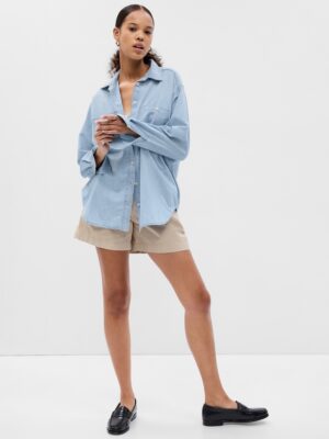 GAP Oversize Denim Shirt - Women's