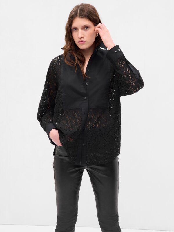 GAP Oversize Lace Shirt - Women's