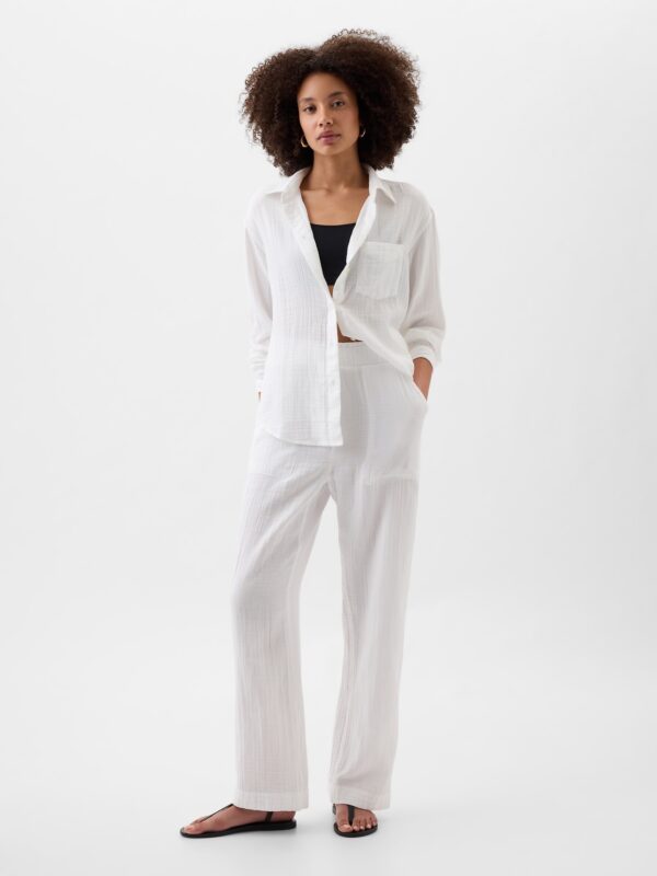 GAP Oversize Muslin Shirt - Women
