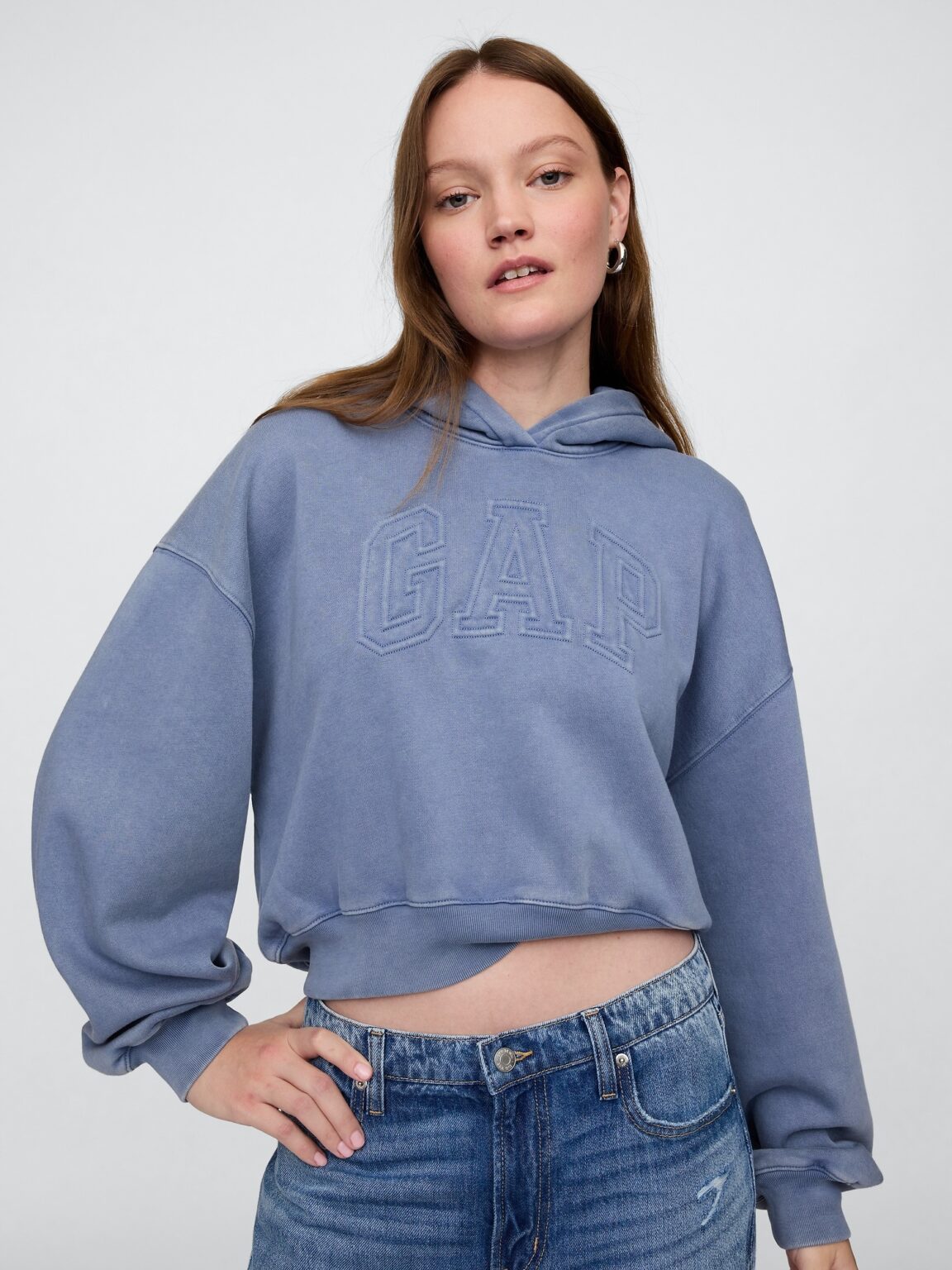GAP Oversize crop sweatshirt - Women's