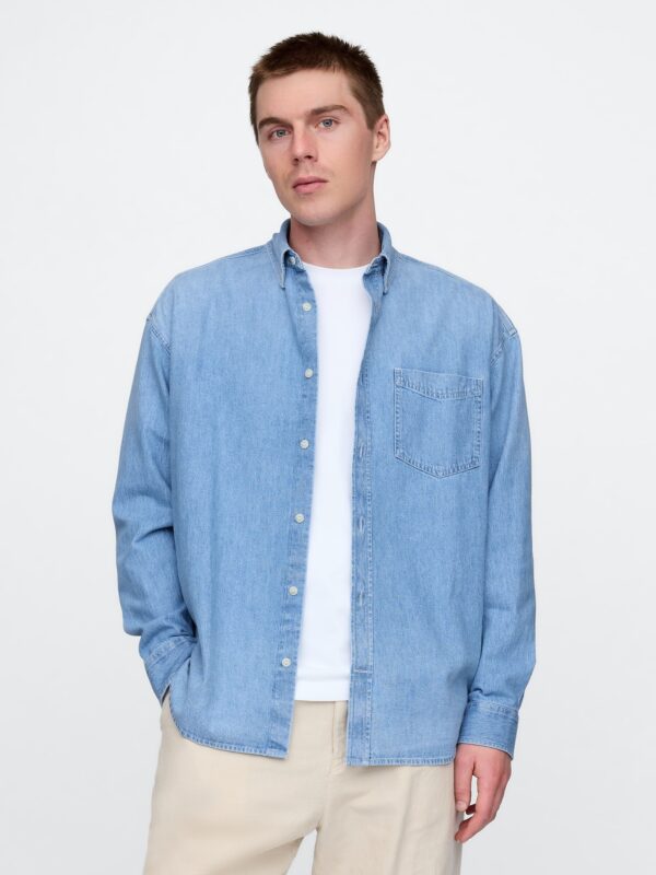 GAP Oversize denim shirt Big Shirt - Men's
