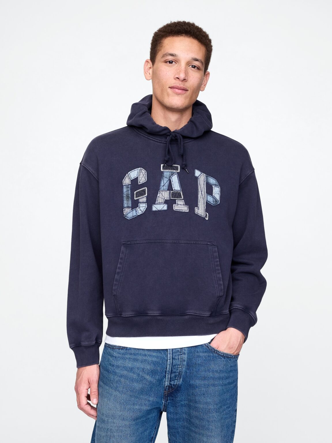 GAP Oversize sweatshirt Patchwork Logo - Men's
