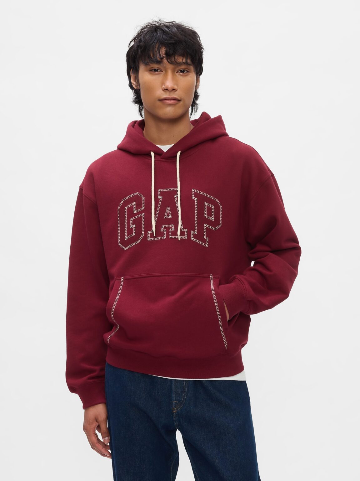 GAP Oversize sweatshirt with Stitch logo - Men's