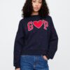 GAP Oversize sweatshirt with logo - Women's