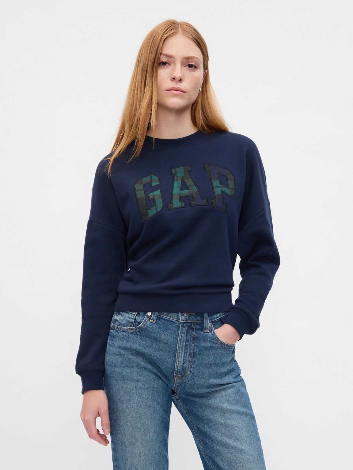 GAP Oversize sweatshirt with logo - Women's