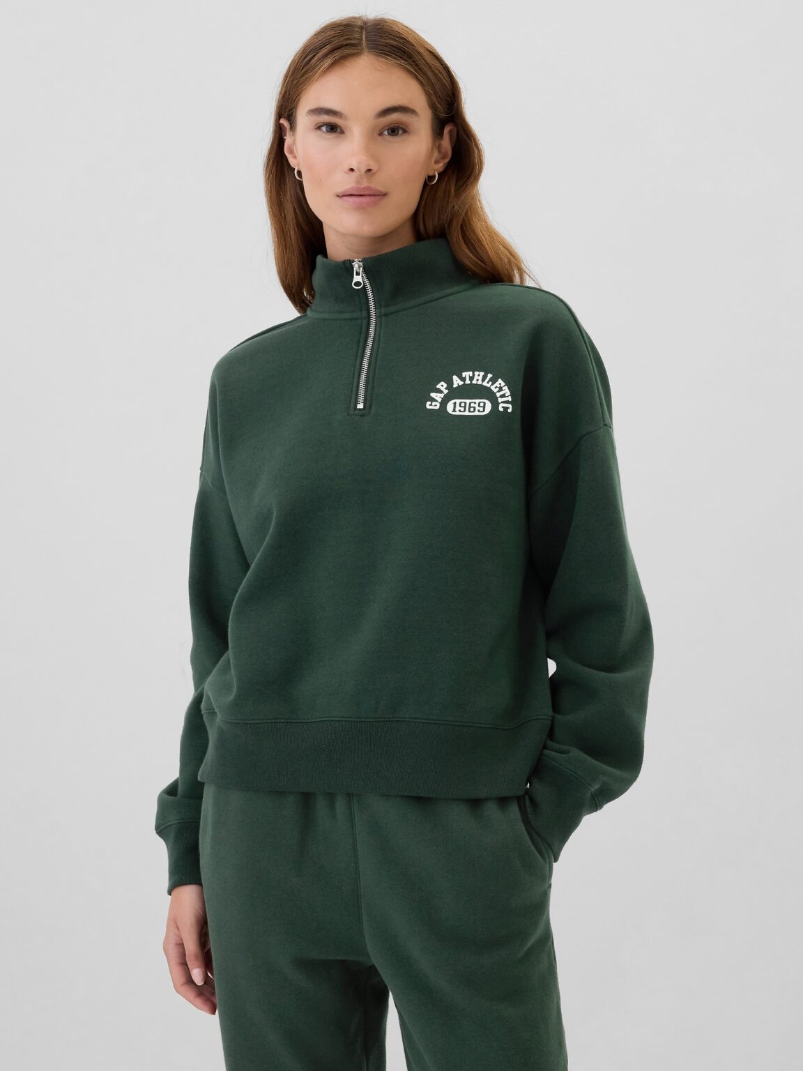 GAP Oversize sweatshirt with logo - Women's