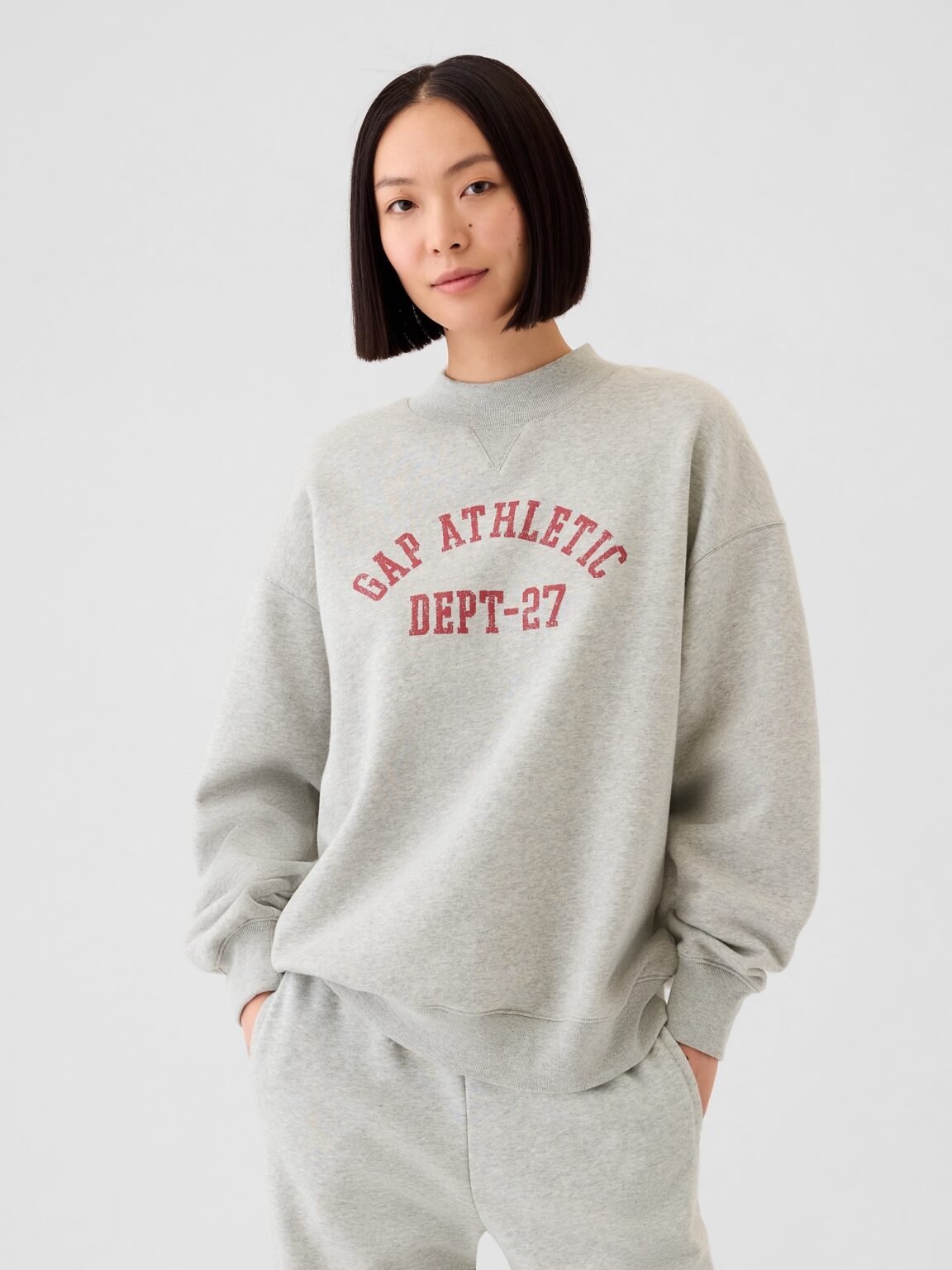 GAP Oversize sweatshirt with logo - Women's