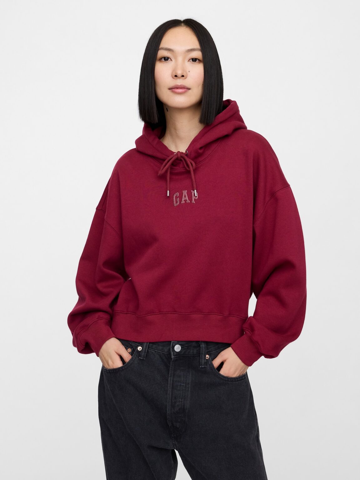 GAP Oversize sweatshirt with logo - Women's