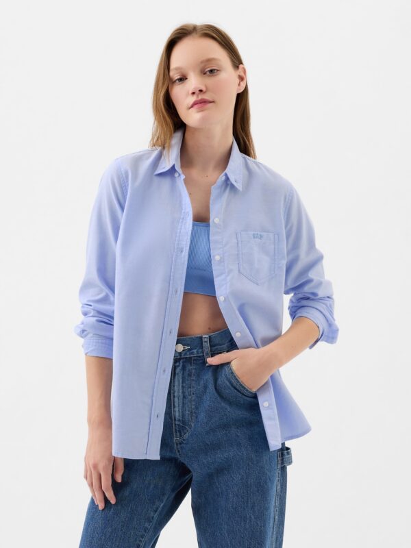 GAP Oxford Shirt with Logo - Women's