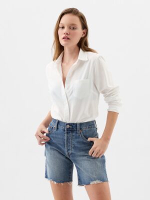 GAP Oxford Shirt with Logo - Women's