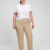 GAP Pants straight khaki Washwell - Women