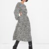 GAP Patterned Midi Dress Lenzing™ Ecovero™ - Women