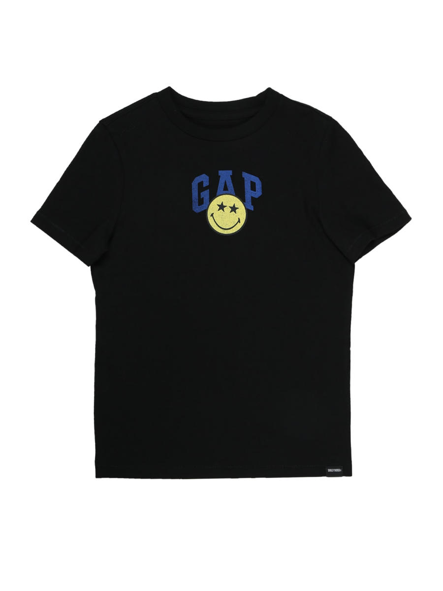 GAP Póló 'EX HOT SS SMILEY50 GR T'  kék / sárga / fekete-Hungary