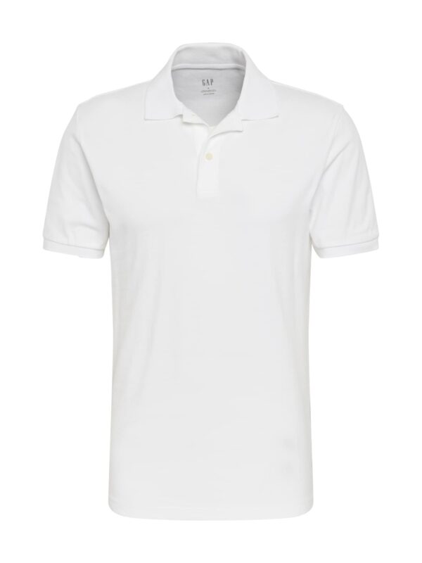 GAP Póló 'V-SOLID PIQUE POLO'  fehér